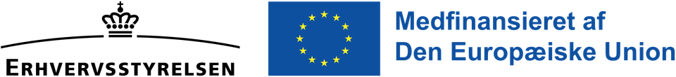 Logoer: Erhvervsstyrelsen og EU 2021-2027