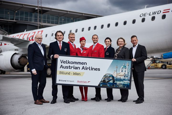 Austrian Airlines flyver nu direkte til Wien fra Billund Lufthavn.