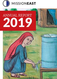 Billede af Mission Østs årsrapport for 2019, som blev uddelt på årsmødet. Se vedhæftede.