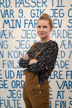 Kunstneren Gudrun Hasle. Pressefoto.