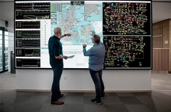 I Energinets Kontrolcenter over det danske eltransmissionssystem holdes døgnet rundt øje med danskernes elforsyning. Arkivfoto.