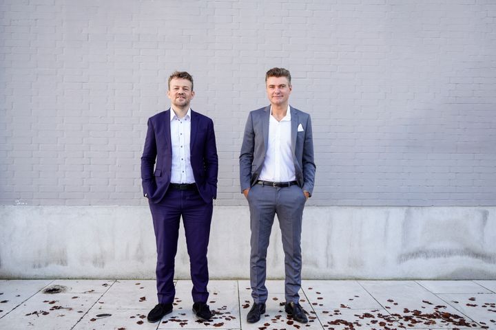CEO of REInvest Robotics, Esben Østergaard, and Owner and Chairman of Visti Unlimited, Thomas Visti.