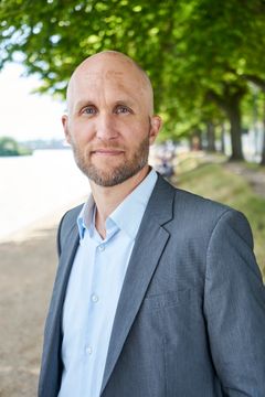 Michael Monberg. Politisk ordfører, Veganerpartiet. Foto: Jakob Eskildsen.