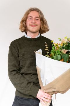 Pianist Asger Birnk modtog Talentprisen. han er både en dygtig pianist og har udvist et stort, social engagement i ungdomsprojekthuset JB10
