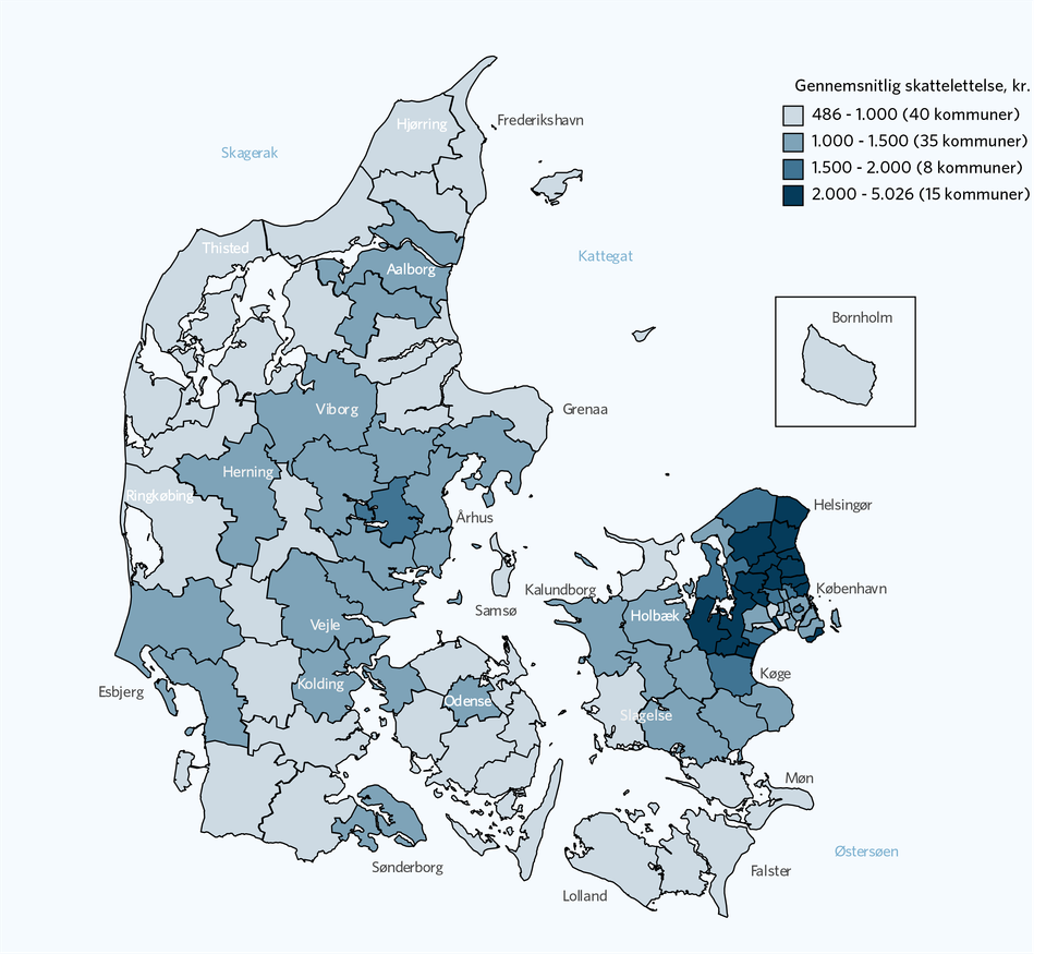 Skatteborgere Forbigaet I Jylland Og Pa Fyn Sa Meget Gavner Konservatives Skattelettelser I Nordsjaelland Ae Arbejderbevaegelsens Erhvervsrad