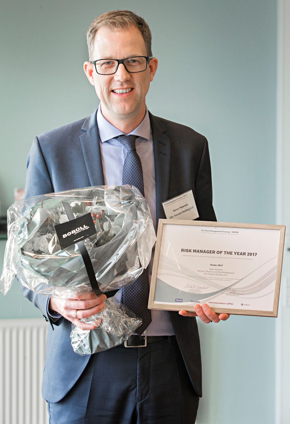 Chr. Hansen Holding A/S får pris for at have styr på risici DI