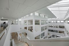 Egedals nye arkitekttegnede Rådhus set indefra. Foto: Bo Balther.