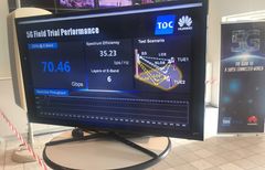 I 5G-testen har TDC Group og Huawei været oppe på en hastighed på over 70 Gigabit pr. sekund