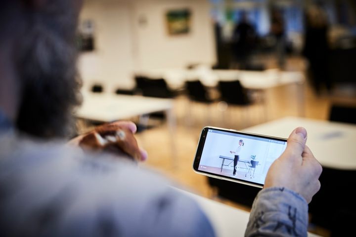 Kompis-app'en.