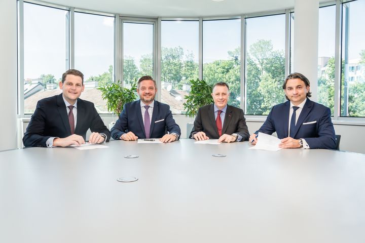 Left to right: Georg Winter, Friedrich Neubrand, Steve Bonynge, Piotr Cieslak
© Marion Gartler