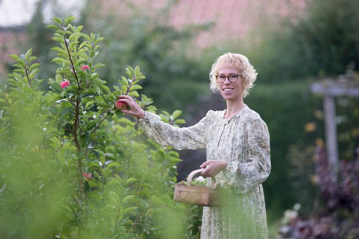 Christine Granild i sin hverdagshave. Foto: ©Puk Damsgaard