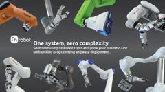 Ensystemlösningen gör det möjligt att använda OnRobots armslutsverktyg tillsammans med ledande samarbetande och lätta industriella robotmärken.