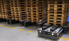 Under test af IKEAs nye løsning tilbagelagde MiR-robotten over 60 km, gennemførte med succes 180 missioner og transporterede over 1.500 tomme paller.