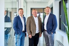 Direktør Øst Arne Becker, adm. direktør Anton Nørgaard og Direktør Vest Kris Houmann udgør Dansk Boligbygs direktion. Billede kan frit benyttes ved omtale af virksomheden.