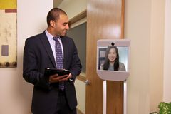 Beam er en fjernstyret mobil robot, der gør det muligt at kommunikere via skærm, kamera og mikrofon, samtidig med at robotten kan navigeres og være mobil selv i de fjerneste afkroge af kloden – en såkaldt “telepresence-robot”.