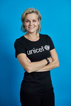Vejrvært Cecilie Hother er ny ambassadør for UNICEF Danmark. Foto: Lasse Bak Mejlvand