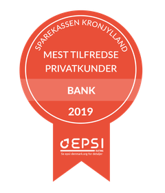 Sparekassen Kronjylland har ifølge EPSI Danmarks mest tilfredse kunder.