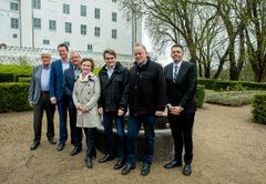 Erhvervsminister Brian Mikkelsen besøgte onsdag LAG Midt-Nordvestsjælland.