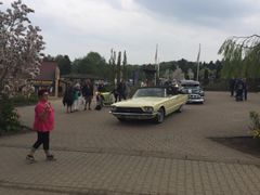 550 veteranbiler fra hele landet fyldte Jesperhus Blomsterpark ved sæsonåbningen Kr. Himmelfartsdag. Foto : Jesperhus