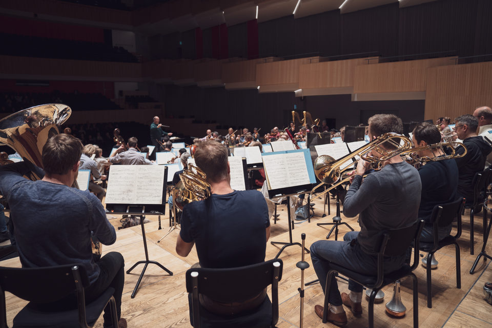Aarhus Symfoniorkester - musikernærbillede (basuner og tuba)