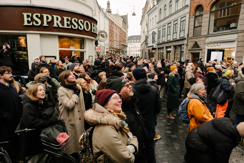 Publikum på nedhejsningsdagen - Fot Malthe Ivarsson