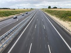 Fem kilometer motorvej med et ekstra spor og ny asfalt på Fyn. Foto: Vejdirektoratet.