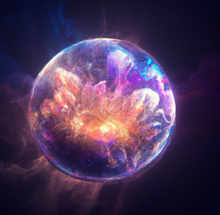 Illustration of spherical explosion (credit Albert Sneppen)