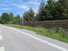 Busstoppestedet "Skelvej (Helsingevej)" i nordgående retning.