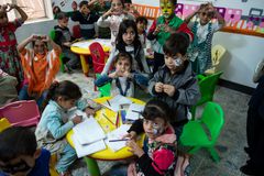 Mission Øst modtog 1,34 million fra Danmarks Indsamling i 2018. Det har 2.000 børn i Mosul fået gavn af gennem nyt børnecenter. Foto: Peter Eilertsen for Mission Øst.