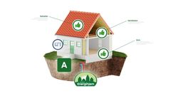  På Energihjem.dk kan du indtaste din adresse og finde energipotentialet for dit hus.