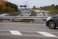 Sønderjyske Motorvej ved Kolding, motorvejsbro. Foto: Vejdirektoratet