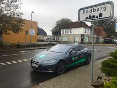 Sønderjyllands og Padborgs første el-taxi