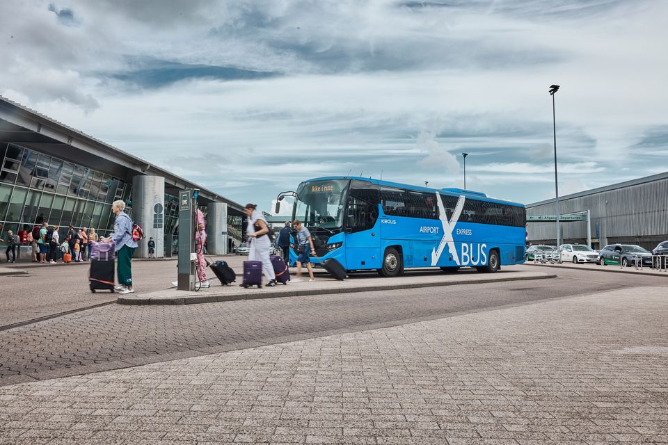 Ankomstområde udenfor Billund Lufthavn 