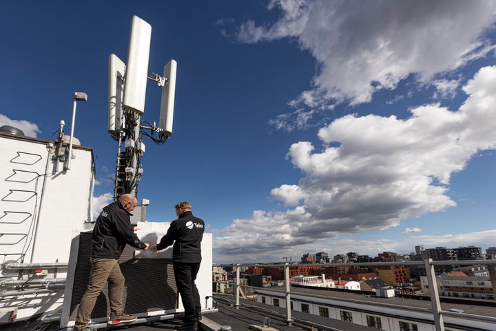 Telia og Telenor er i gang med at udbygge det landsdækkende, fælles mobilnetværk med 5G-teknologi, som de nyerhvervede frekvenser kommer til at understøtte. Foto: Ernst Tobisch