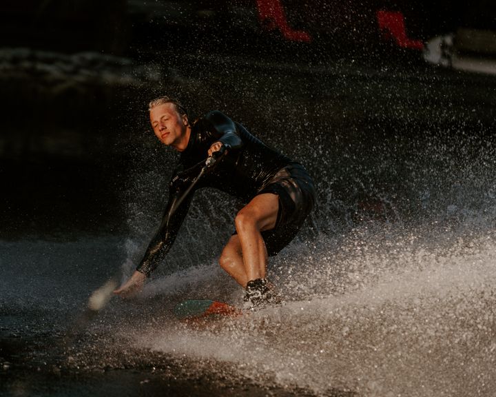 Tue Nielsen stiller op i vandski som debutant ved World Games. Foto: Dansk Vandski og Wakeboard Forbund