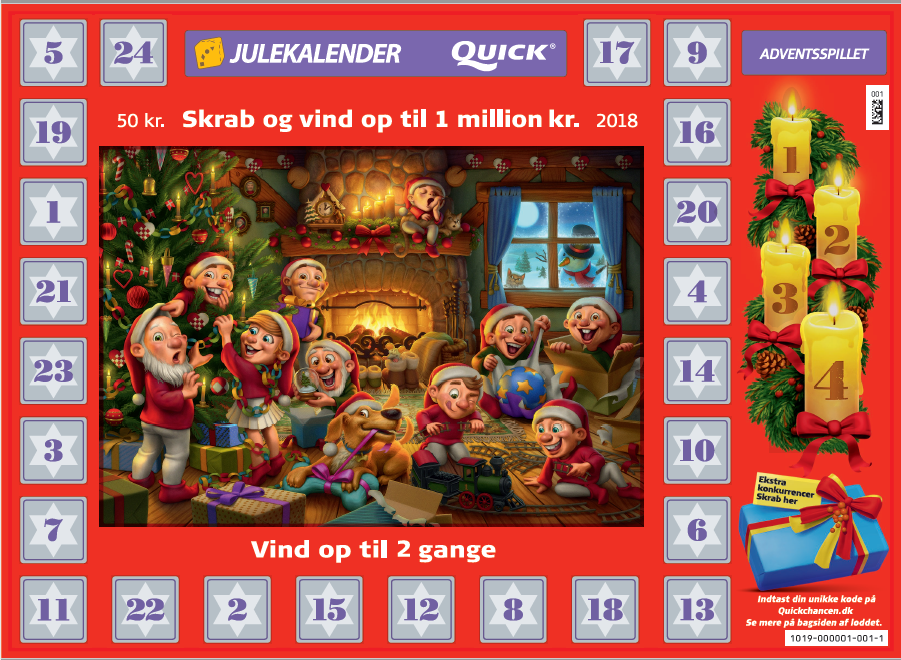 Historien Danmarks mest populære julekalender Danske Spil A/S