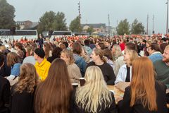 Aalborg Universitet har stabilt ansøgertal via kvote 2 med lille fremgang i førsteprioritetsansøgere. Billedet er fra studiestart på Aalborg Universitet 2021. Fotograf William Brændstrup