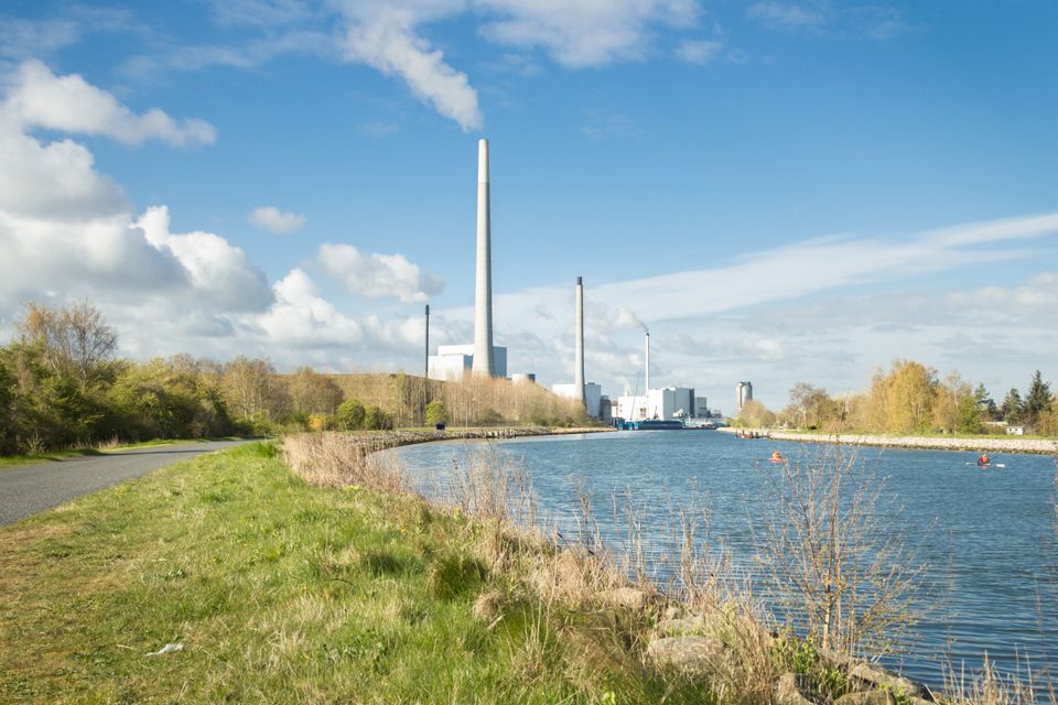 Fjernvarme Fyn set fra Odense Kanal