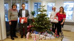 Fra venstre ses Susanne Gram-Hanssen, Leif Bentsen, Bo Michael Hansen og Kristine Henriques