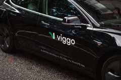 Den grønne alternativ til taxi, Viggo er klar til skærpede corona-regler. Foto: Anders Olsen