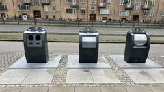 Det bliver i beholdere og affaldssystemer som disse, borgerne i Assens indre by fra omkring 1. maj 2022, skal aflevere deres genanvendelige emballageaffald i. Foto: Assens Forsyning A/S.