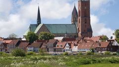 Ved midten af 1000-årene skabtes Ribes nuværende struktur centrereret omkring domkirken. Roskilde Museumsforening inviterer til foredraget 'Ribe i tusind år' tirsdag den 19. marts. Foto: Destination Sydvestjylland