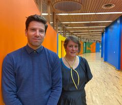 Anne Louise Bang, senior forsker, og Rune Clausen, forskningsleder, glæder sig til at blive en del af VIAs forskningsmiljø