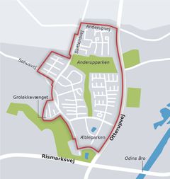 OBS! Kortet er vejledende. På tdcfiber.dk kan man tjekke, om en konkret adresse er omfattet af fiberudrulningen.