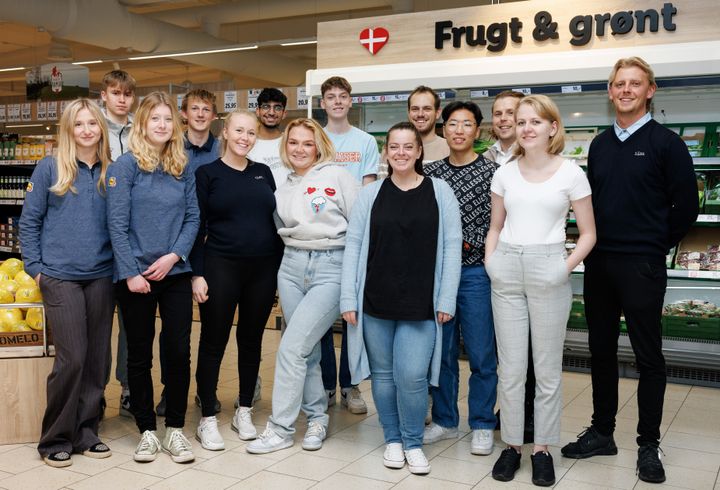 Ricky Meyer og hans team afholdt en teambuilding-aften i Lidl-butikken på Amager Landevej for at styrke sammenholdet inden åbningen af butikken på Kirkevej 137-139 i Dragør.