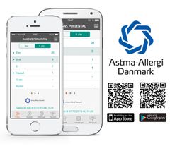Hold styr på pollentallet med app fra Astma-Allergi Danmark.
