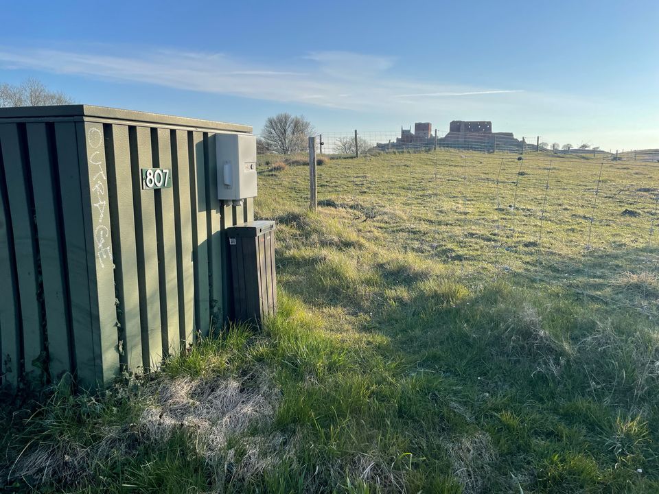 TREFOR El-net Øst transformer ved Hammershus