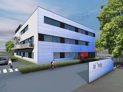 Rendering of Biomay's new Headquarters and GMP Manufacturing Facility