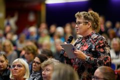 Det politiske panel svarede på spørgsmål fra salen