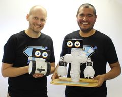 David Johan Christensen, medstifter og CEO, Shape Robotics og 
Moises Pacheco, medstifter og CTO
